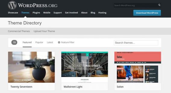 mejores plantillas WordPress para un diseño web efectivo