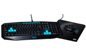 ratón con teclado gamer