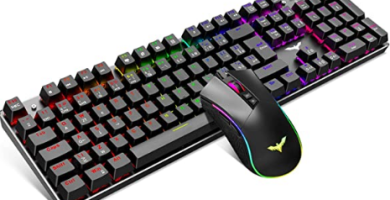 ratón con teclado gamer